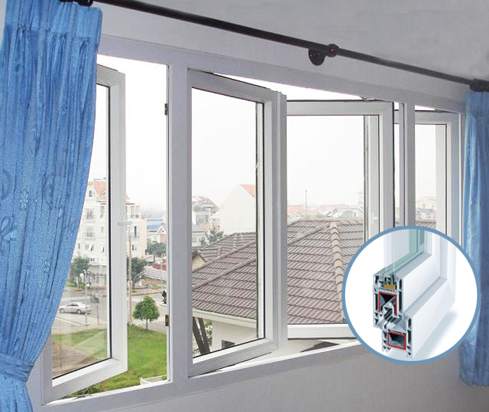 Cửa nhựa LG Hausys Hàn Quốc: cửa sổ mở